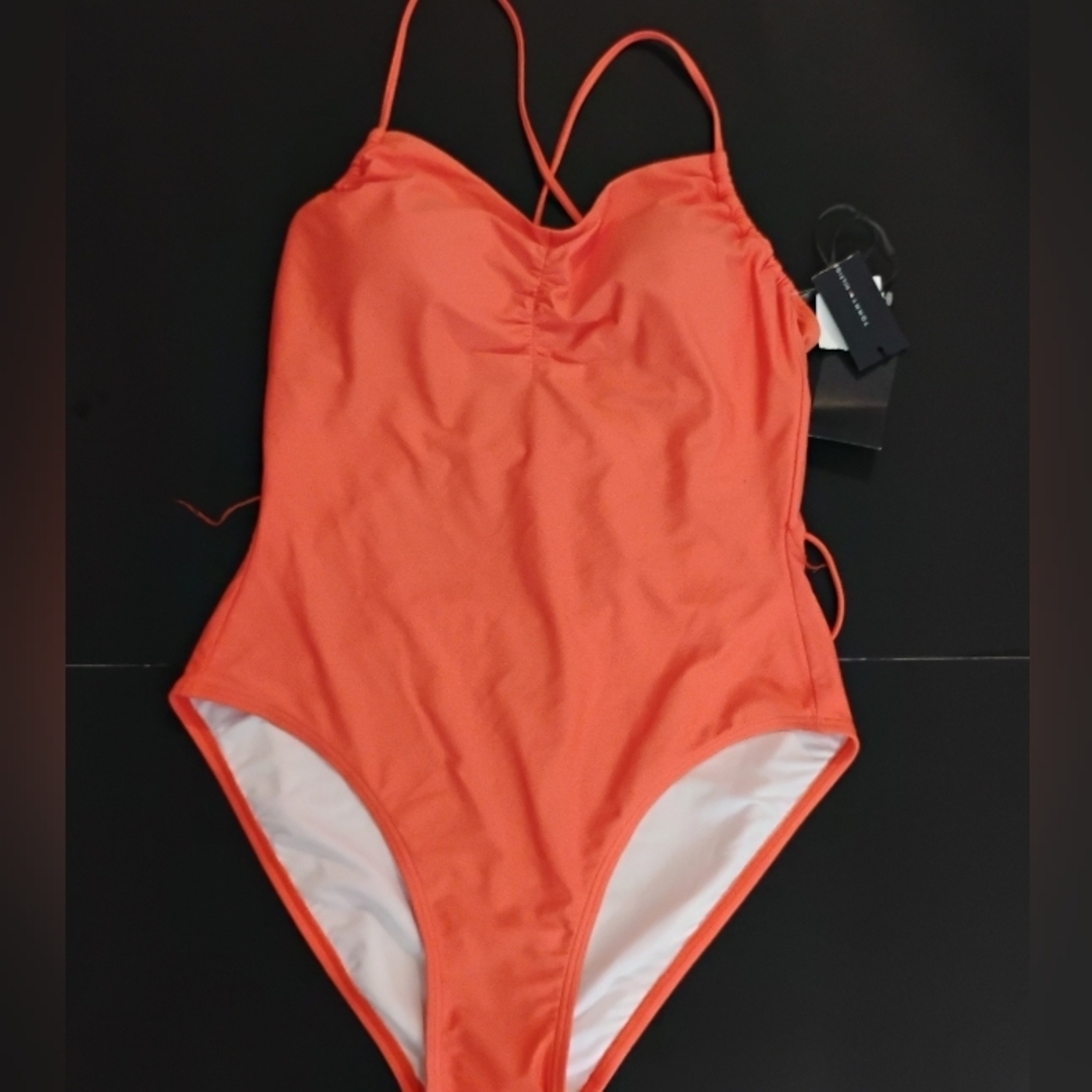 *Tommy Hilfiger Orange One-Piece‎ Swimsuit | Size 14 | NWT